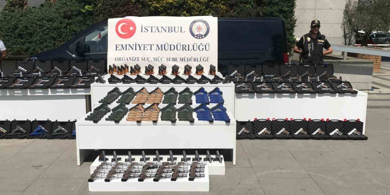 İstanbul’da Yasadışı Silah Ticareti Operasyonu: 269 Tabanca Ele Geçirildi