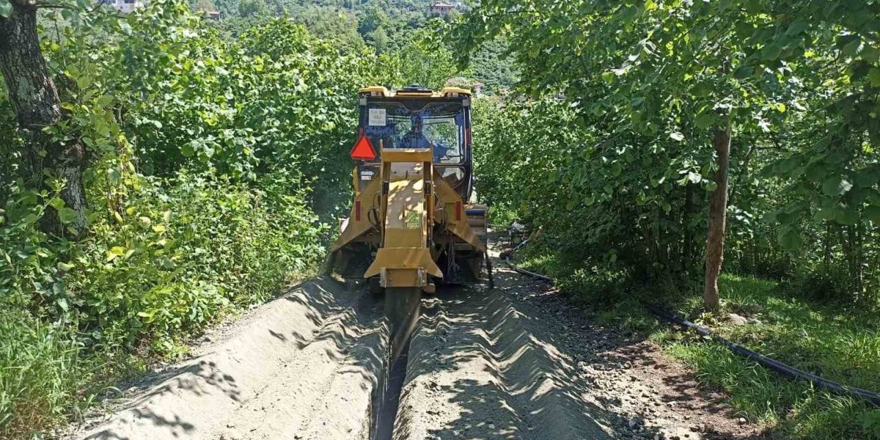 Ordu’da İçme Suyu Hattı Yenileme Çalışmaları Sürüyor