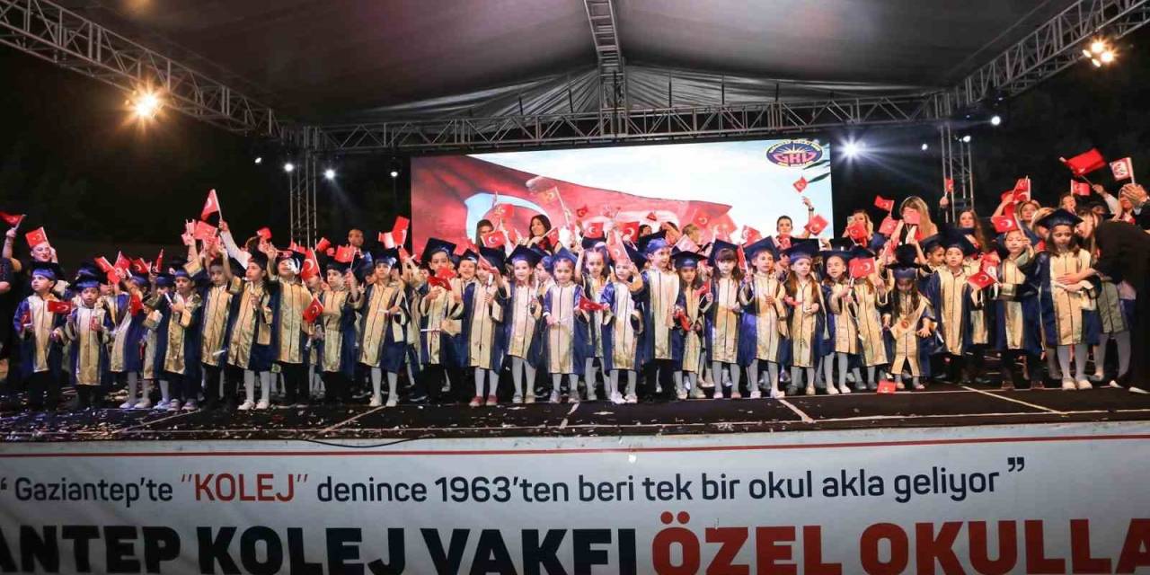 Gaziantep Kolej Vakfı Anaokulu’nda Coşkulu Kep Töreni