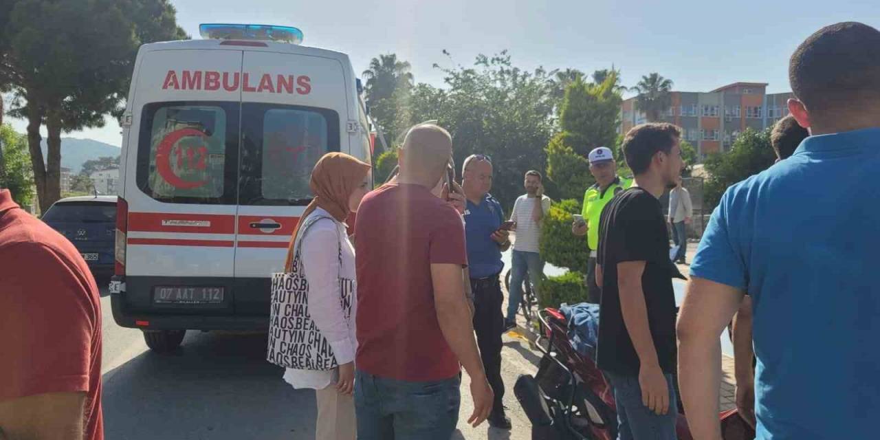 Motosikletin Çarptığı Bisikletli Çocuk Yaralandı