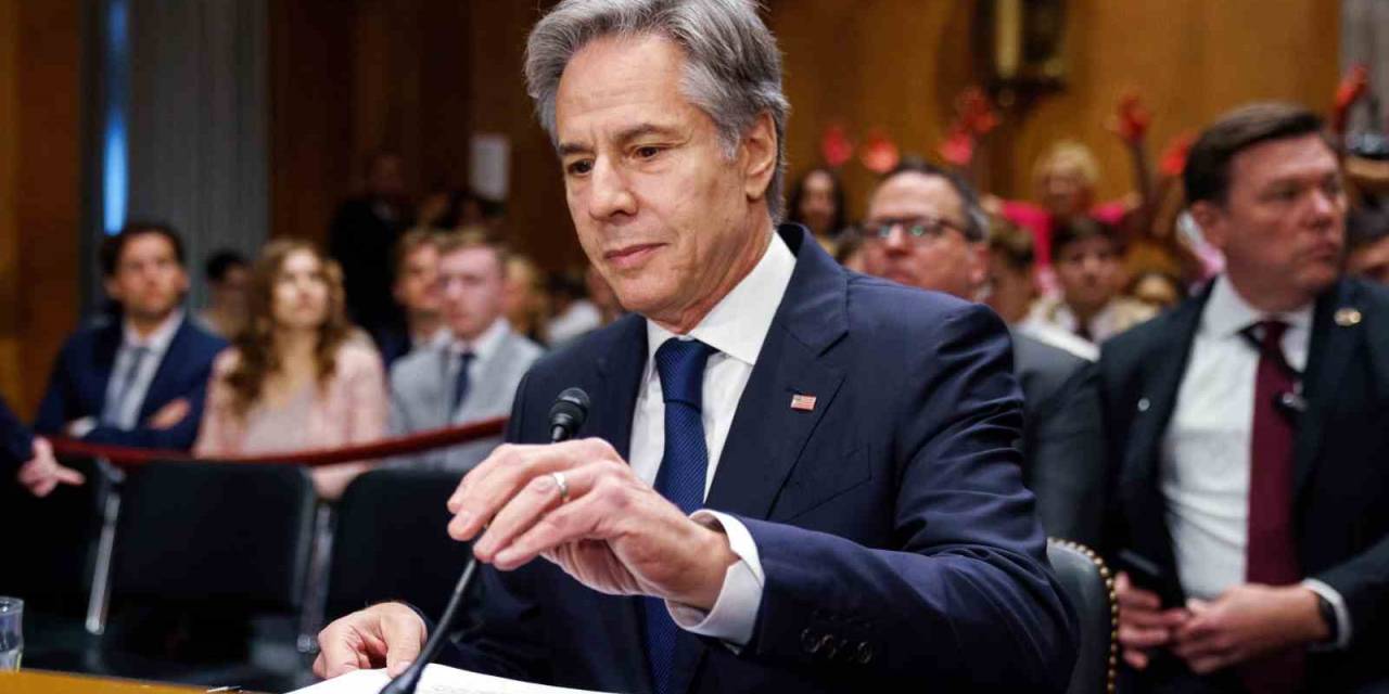 Abd Dışişleri Bakanı Blinken Senato’ya İfade Verdiği Sırada Protesto Edildi: "Soykırım Bakanı"