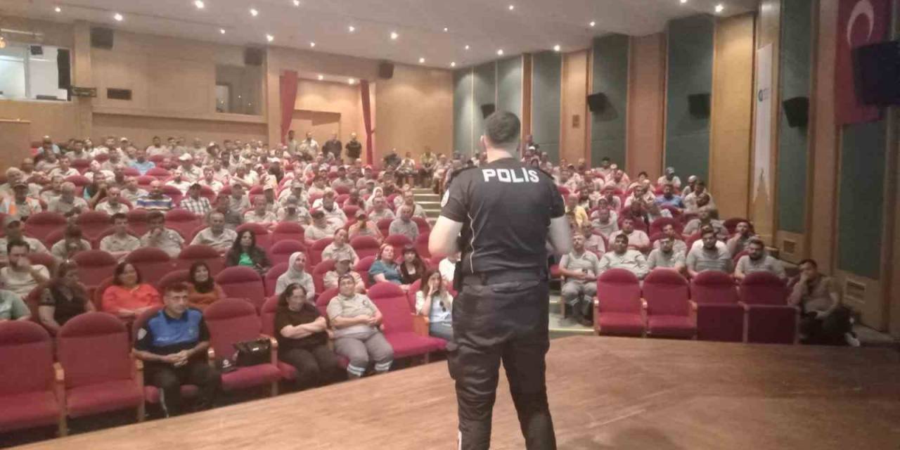 Emniyetten Belediye Çalışanlarına Eğitim