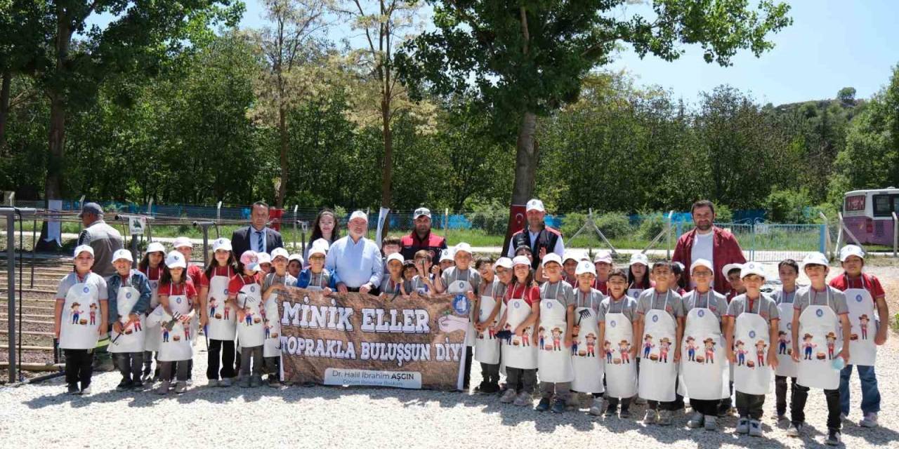 Çorum’da Minikler Fideleri Toprakla Buluşturdu