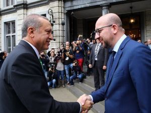 Erdoğan Belçika Başbakanı Mıchel’le Görüştü