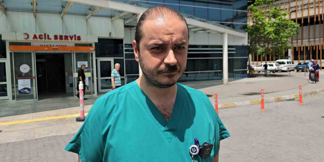 Karabük’te Doktora Saldırıya Tepki