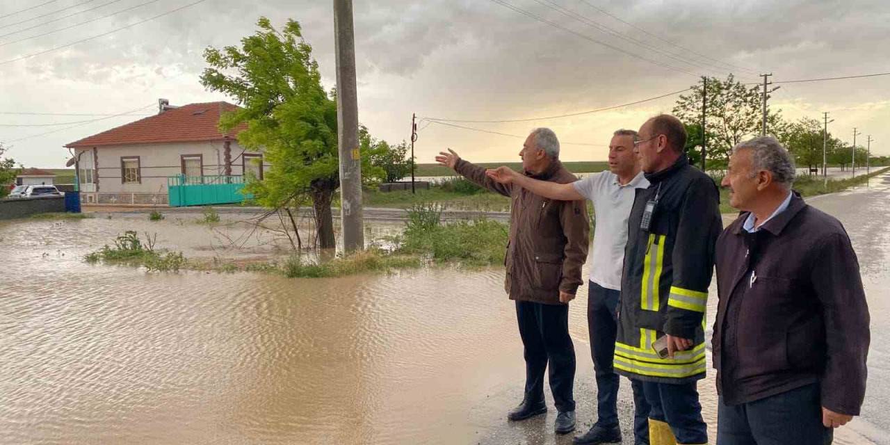 Kulu’da Şiddetli Yağmur Ve Dolu Yağışı