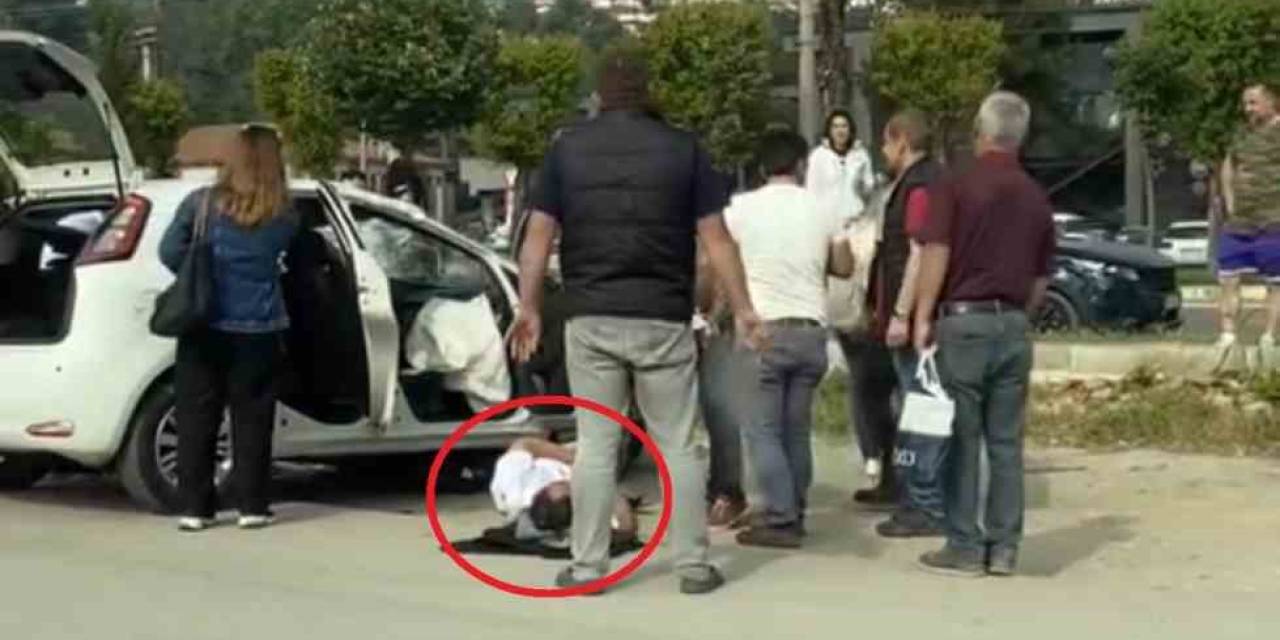 Bursa’da Takla Atan Otomobilde 2 Kişi Yaralandı