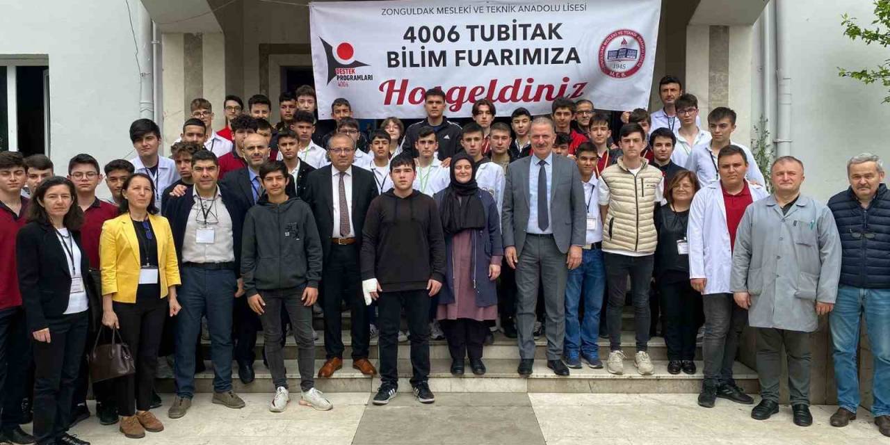 Zonguldak Mesleki Ve Teknik Anadolu Lisesi’nde Tübitak 4006 Bilim Fuarı