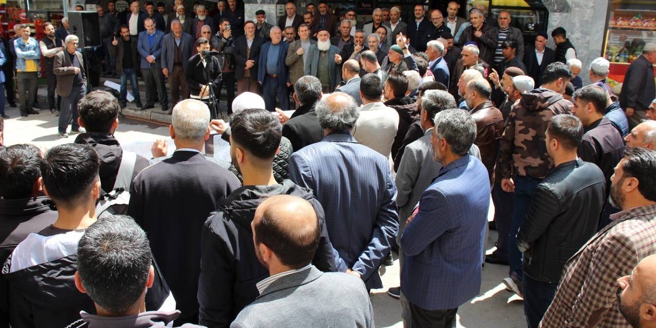 Ağrı’da İsrail’in Filistin’deki Katliamına Tepki