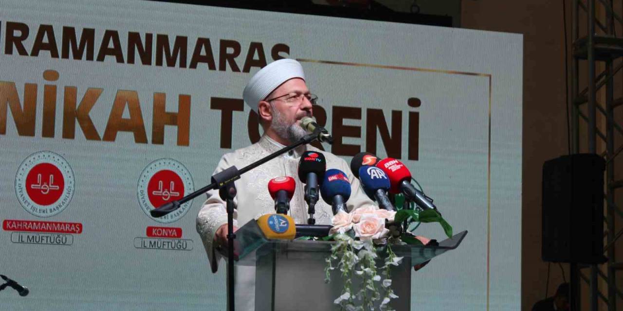 Kahramanmaraş’ta 100 Depremzede Çift İçin Toplu Nikah Töreni Yapıldı