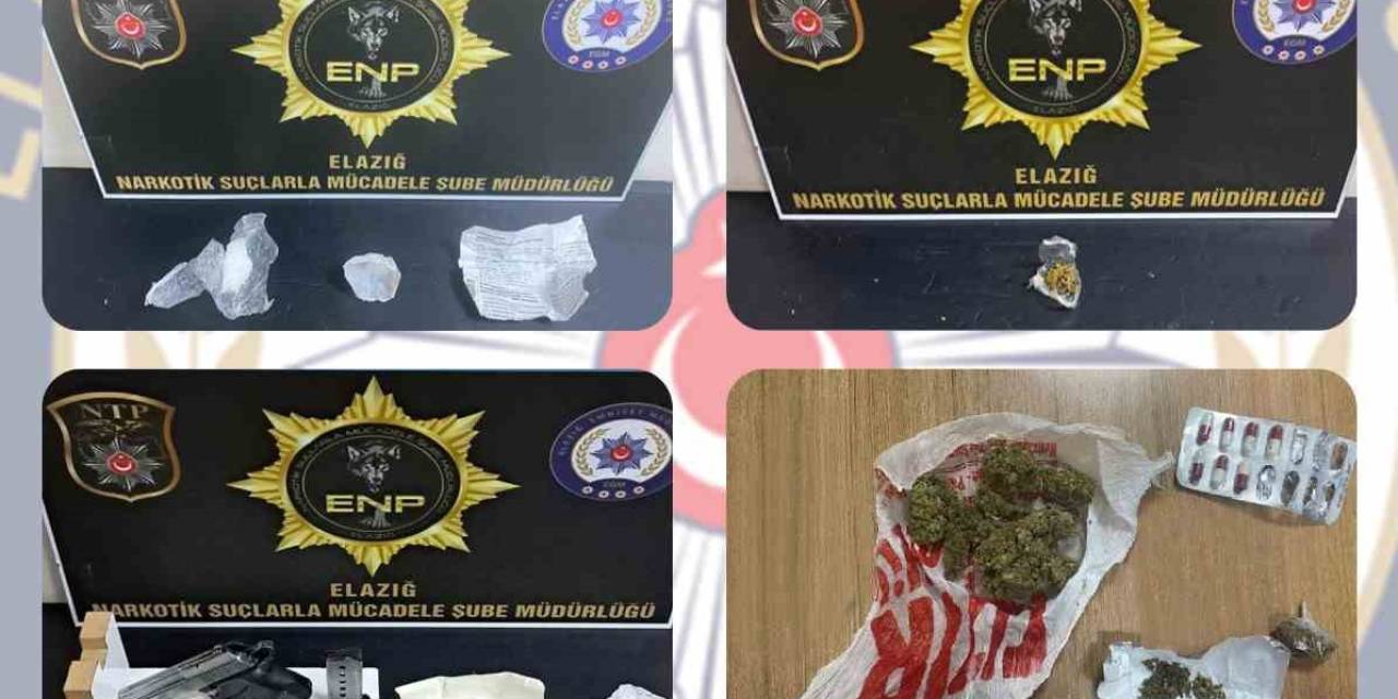 Elazığ Polisinden Uyuşturucu Satıcılarına Darbe: 12 Gözaltı