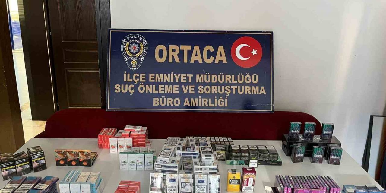 Ortaca’da Bandrolsüz Sigara Ele Geçirildi