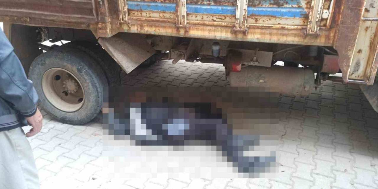 Gediz’de Yaşlı Adam Kamyonetin Altında Kaldı
