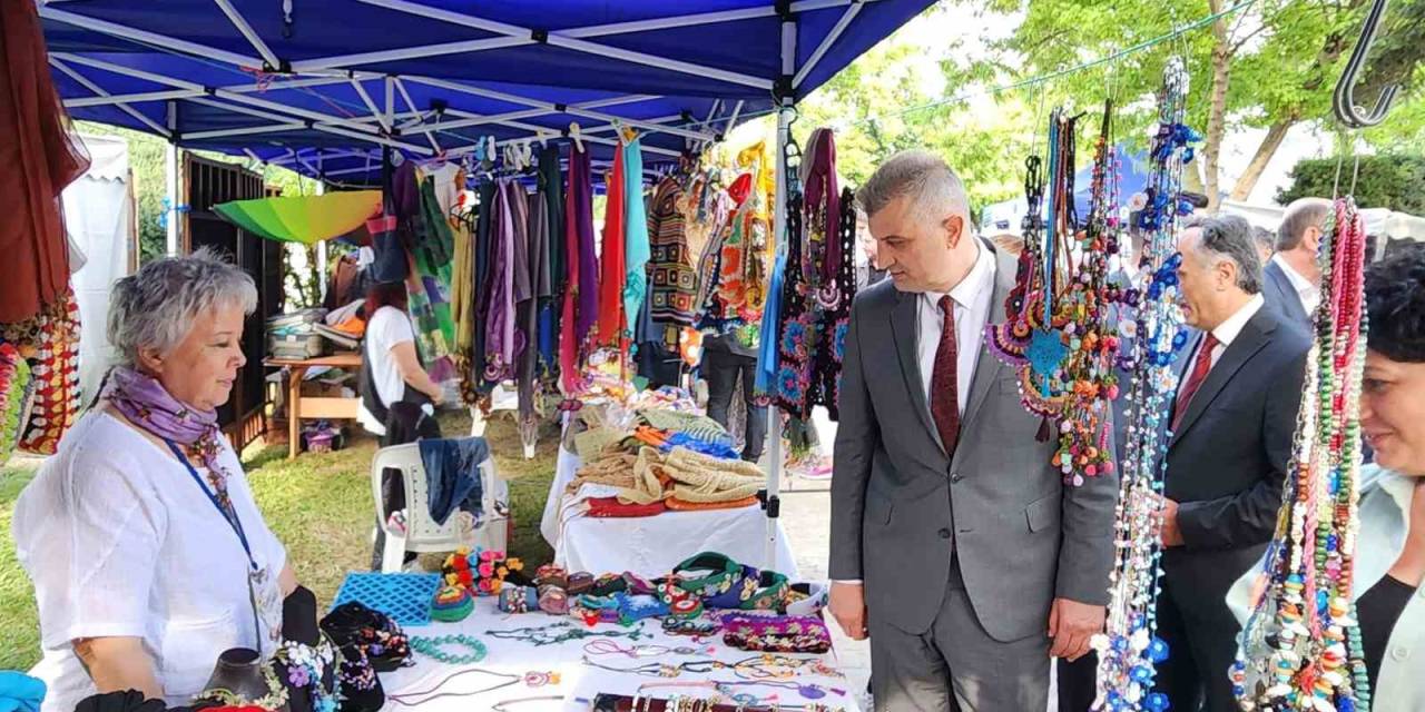 Kadınların El Emeği Ürünleri Bahar Şenliğinde Stantlarda Yerini Aldı