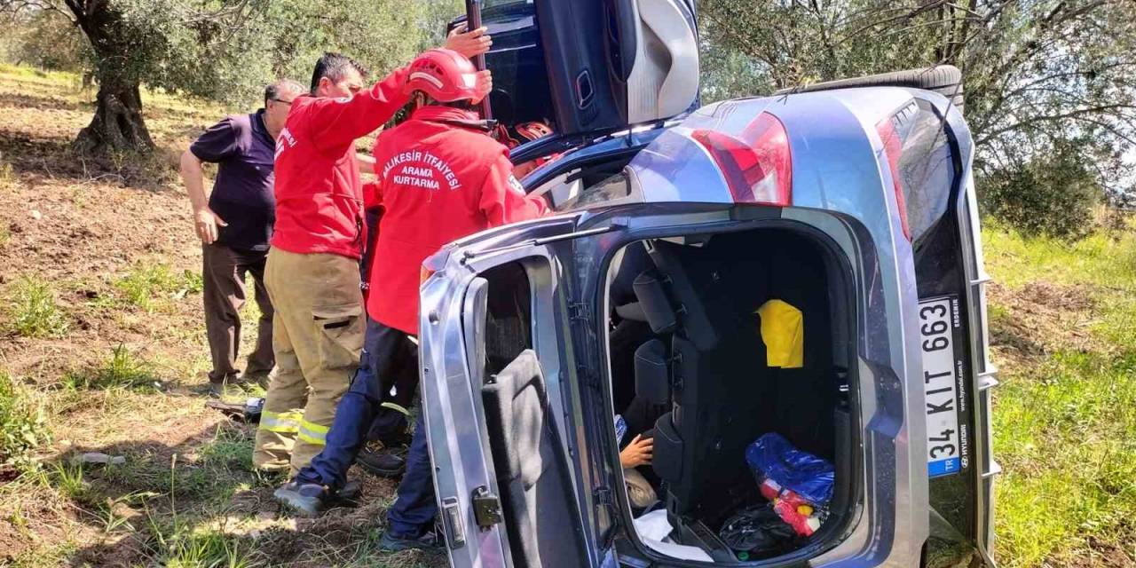 Balıkesir’de Trafik Kazası: 3 Yaralı