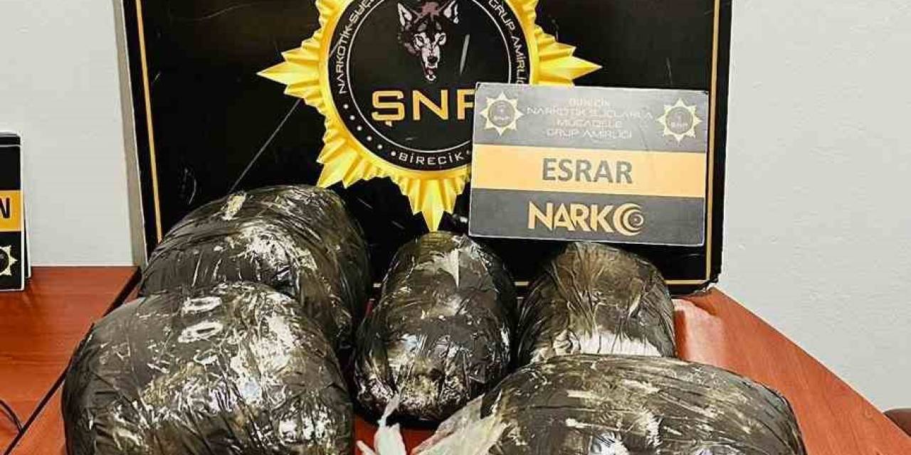 Birecik’te 7 Kilo 360 Gram Esrar Maddesi Ele Geçirildi