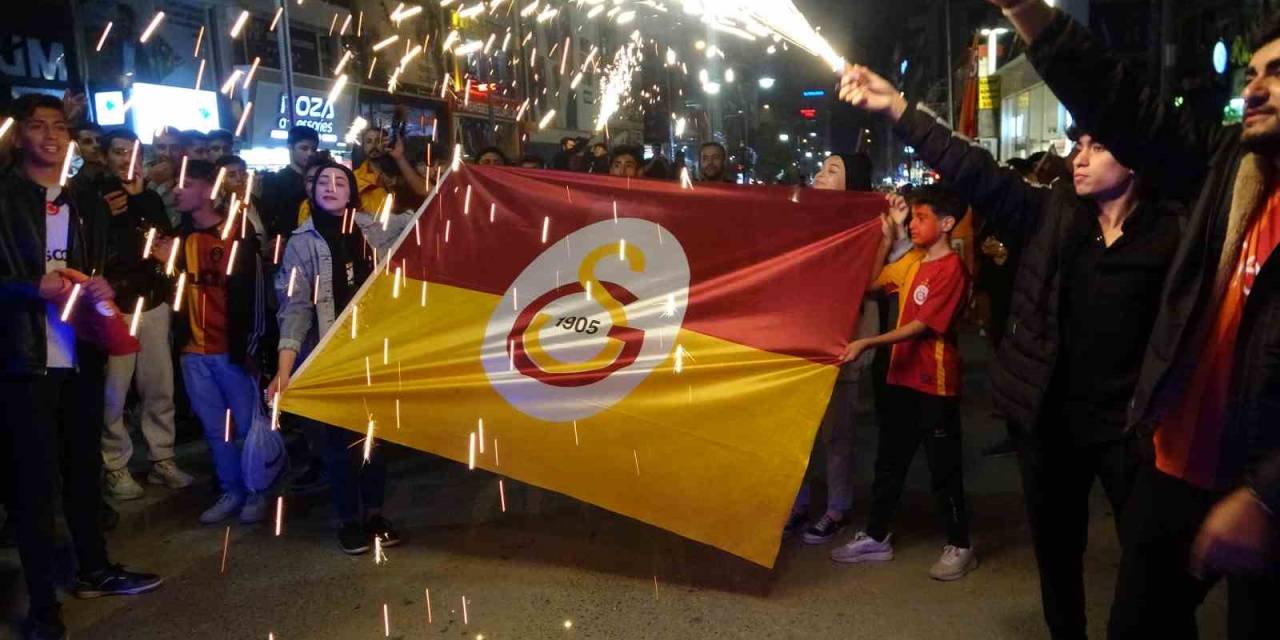 Van’da Galatasaray’ın Şampiyonluk Sevinci