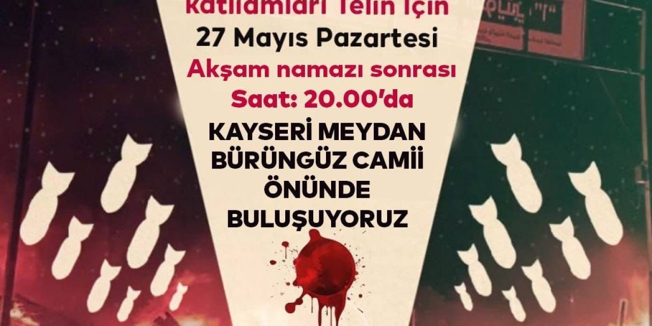 İsrail’in Soykırımına Karşı Bir Araya Gelecekler