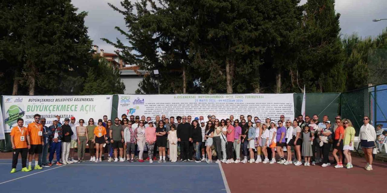 Büyükçekmece 6. Açık Tenis Turnuvası Başladı