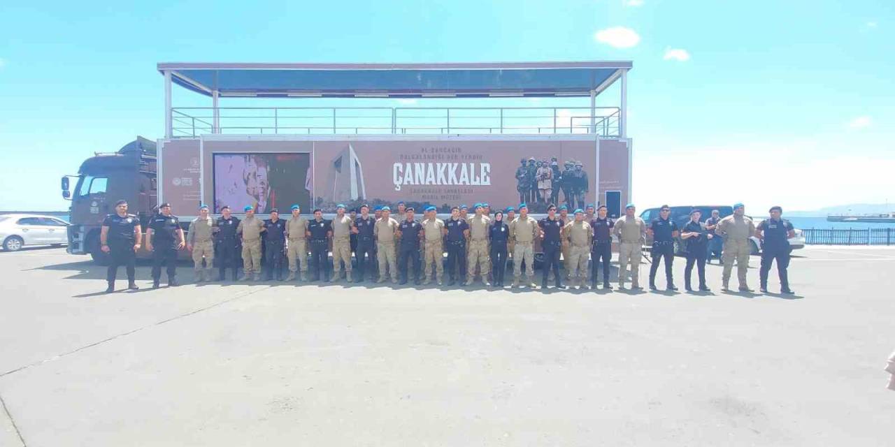 Çanakkale Ruhunu Taşıyan Mobil Müze Tırı Tekirdağ’da