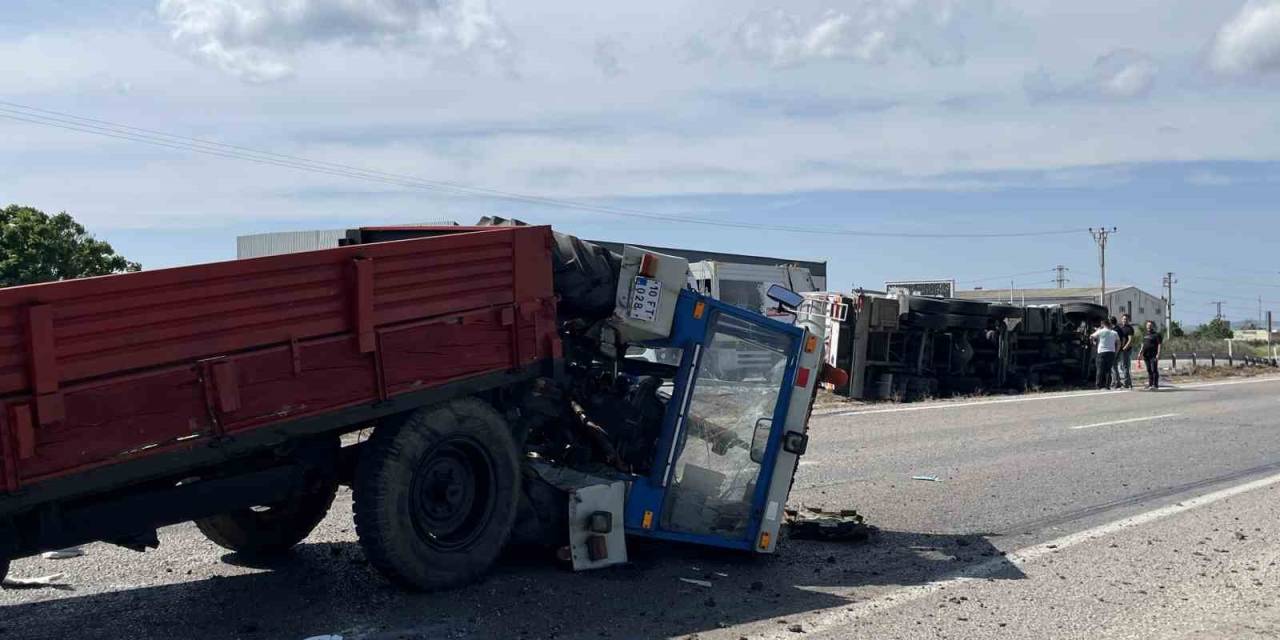 Gönen’de Trafik Kazası: 2 Yaralı