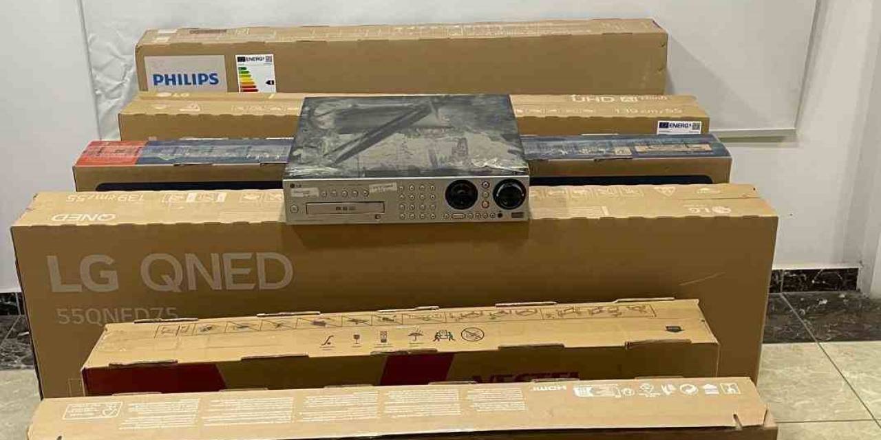 Depodan 750 Bin Liralık Televizyon Hırsızlığına 5 Gözaltı