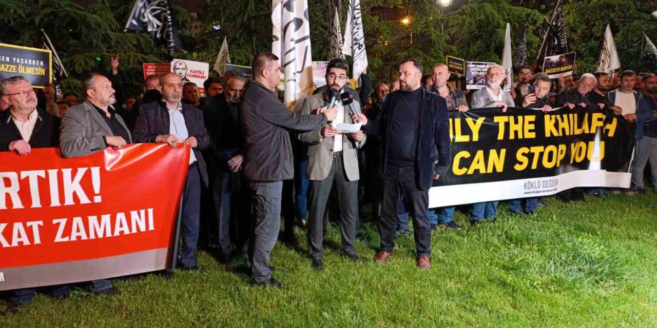 İsrail’in Refah’a Saldırısı Ankara’da Protesto Edildi
