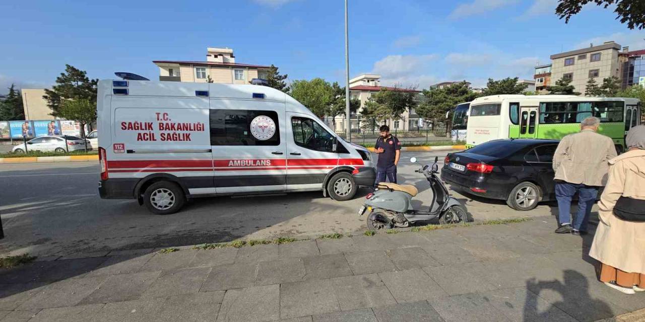 Tokat’ta Motosikletin Çarptığı Yaya Yaralandı