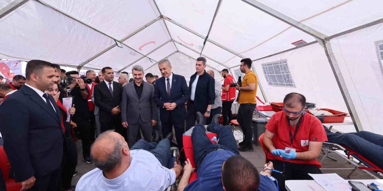 Mardin’de Düzenlenen Geleneksel Kan Bağışı Kampanyasında Rekor Kırıldı