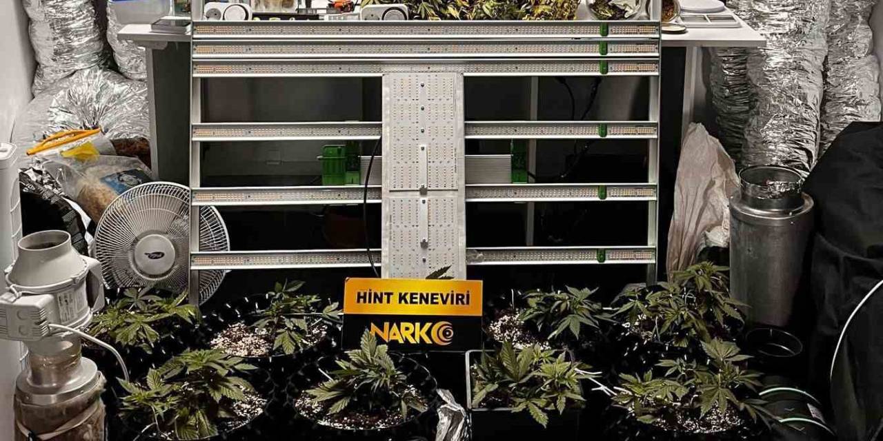 Ayvalık’ta Polisten Ev Görünümlü Uyuşturucu İmalathanesine Operasyon