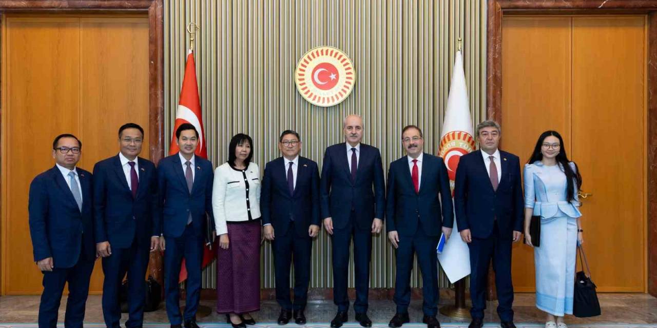 Tbmm Başkanı Kurtulmuş, Kamboçya Başbakan Yardımcısı Sophea’yı Kabul Etti