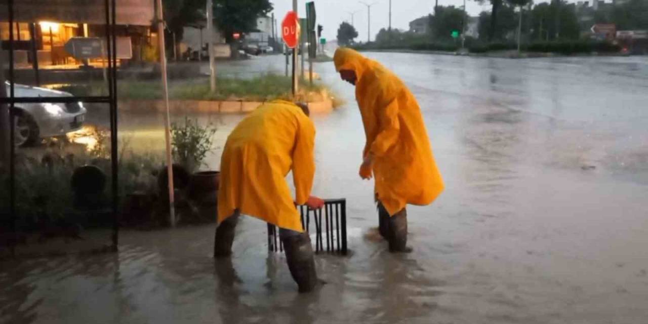 Osmancık’ta Fırtına, Sağanak Ve Dolu Etkili Oldu