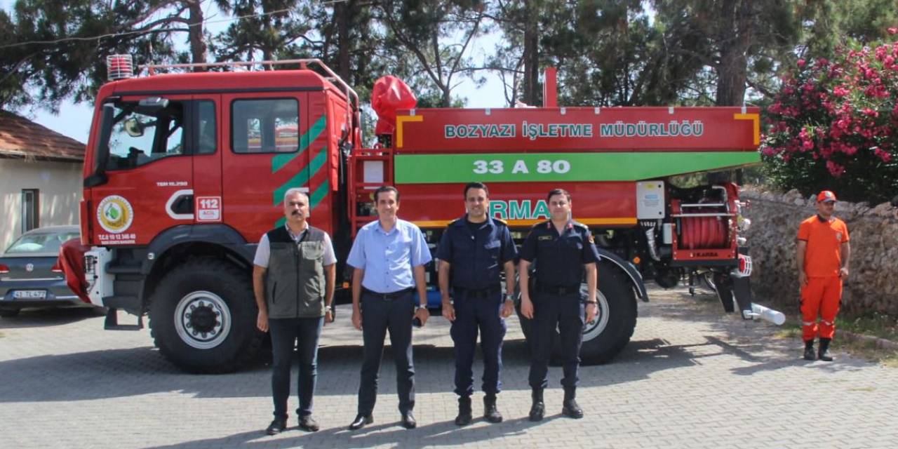 Bozyazı’da Orman Yangınlarıyla Mücadele Toplantısı Yapıldı