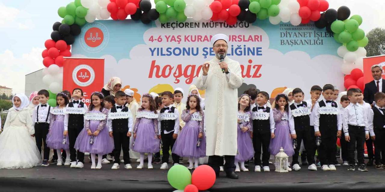 Diyanet İşleri Başkanı Erbaş: “Dünyada Zulmün Ortadan Kalkmasına Vesile Olan Bir Milletiz”