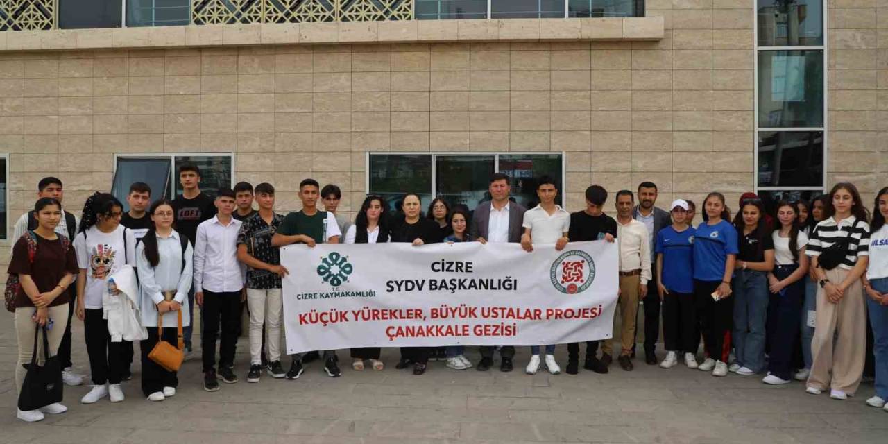 Cizre’de 36 Öğrenci Çanakkale Gezisine Gönderildi