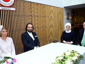 Cumhurbaşkanı Erdoğan Brüksel’de Nikah Şahidi Oldu