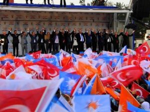 Başbakan Davutoğlu Erzurum Mitinginde Konuştu