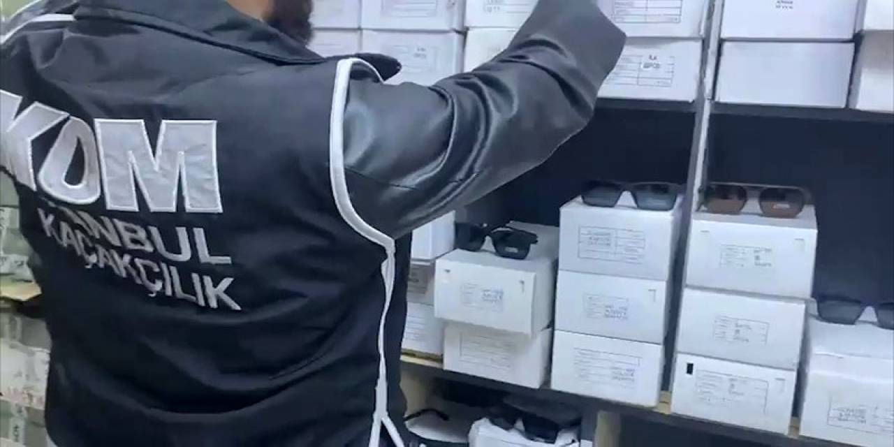 Merdiven Altı Firmalara ’kaçak Gözlük Ve Saat’ Operasyonu: 5 Gözaltı