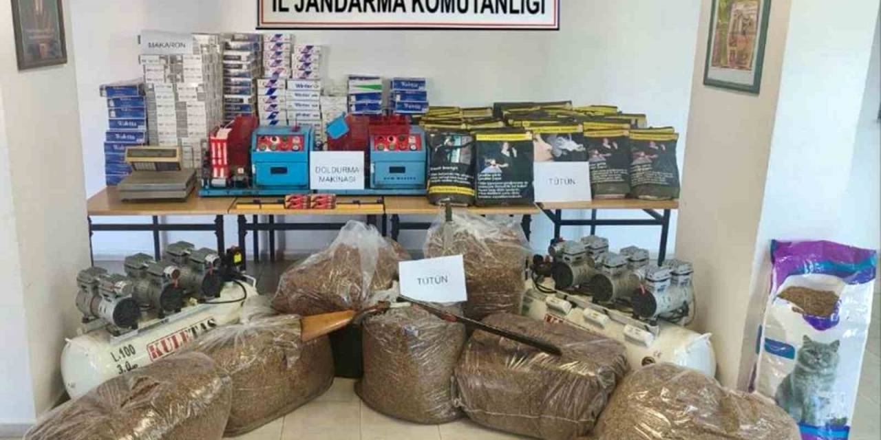 Kaçak Sigara Üretimi Yapan Evlere Operasyon