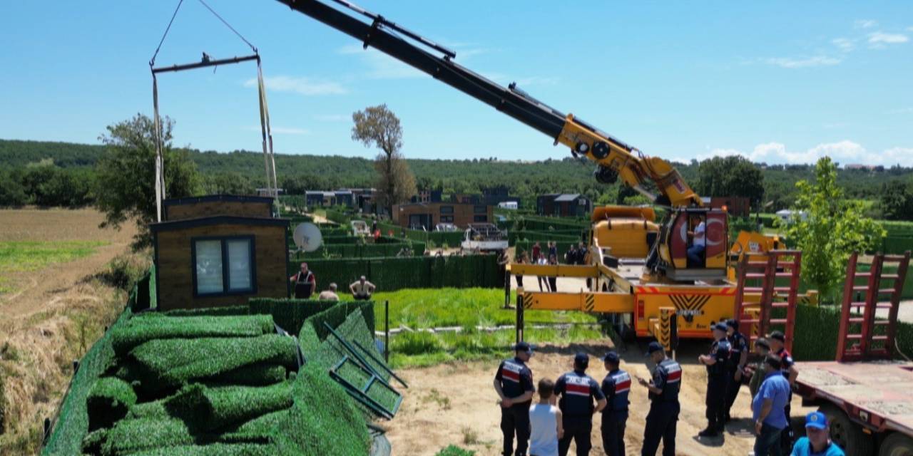 Edirne’de "tiny House"lar Kaldırılıyor