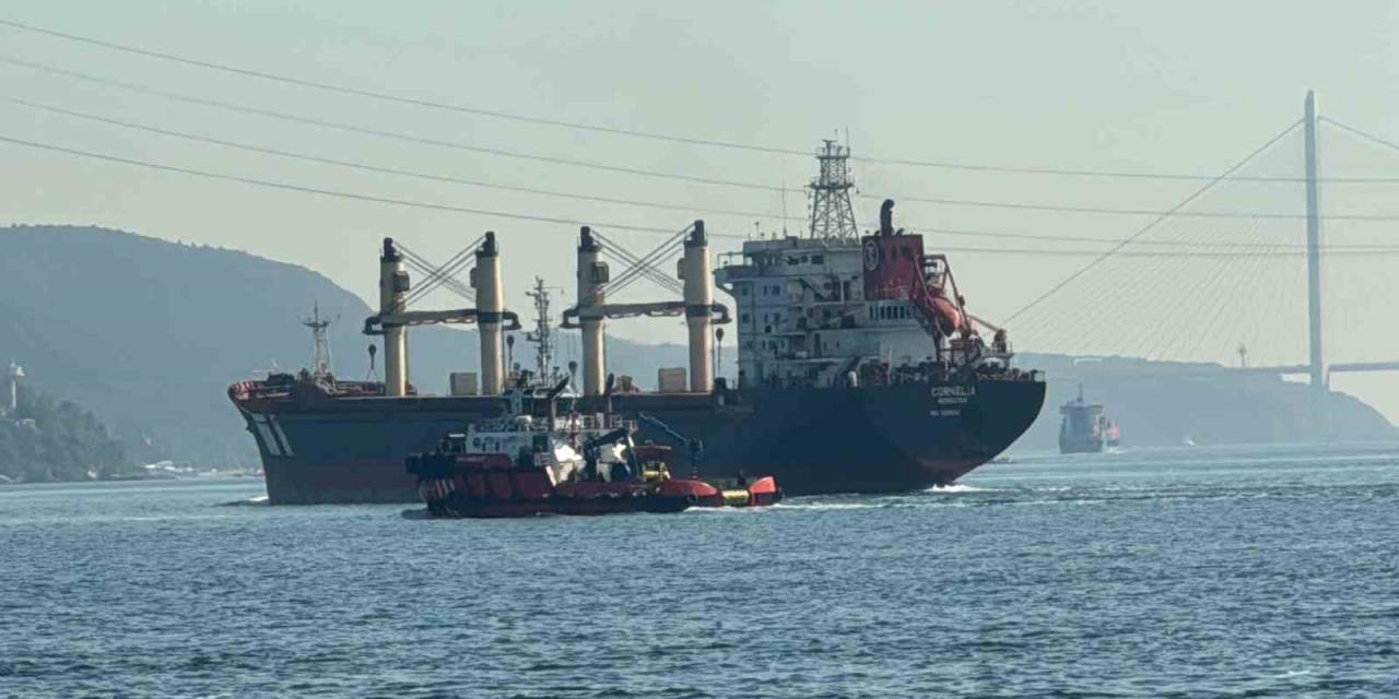 İstanbul Boğazı’nda Gemi Arızası Yaşandı