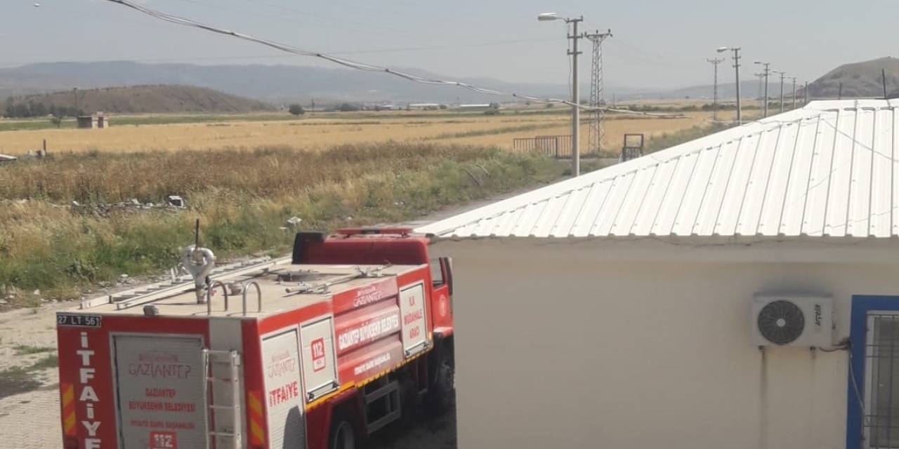 Gaziantep Büyükşehir İtfaiye Ekipleri Mahsul Nöbetinde