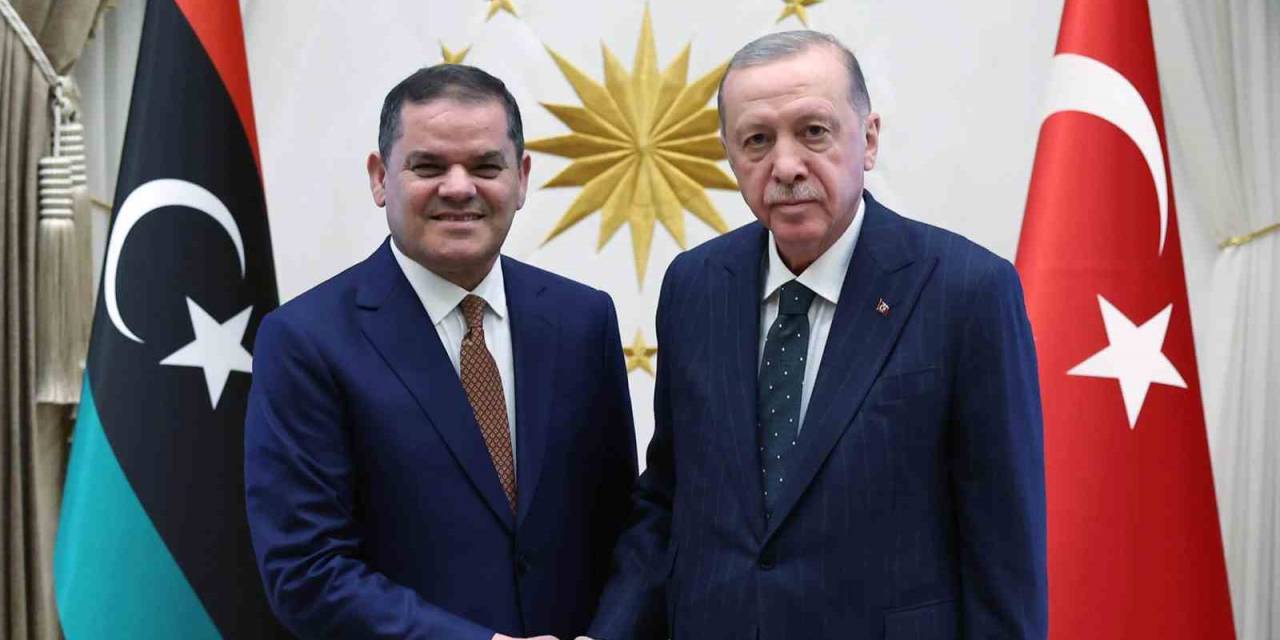 Cumhurbaşkanı Erdoğan, Libya Milli Birlik Hükümeti Başbakanı Abdulhamid Dibeybe’yi Kabul Etti