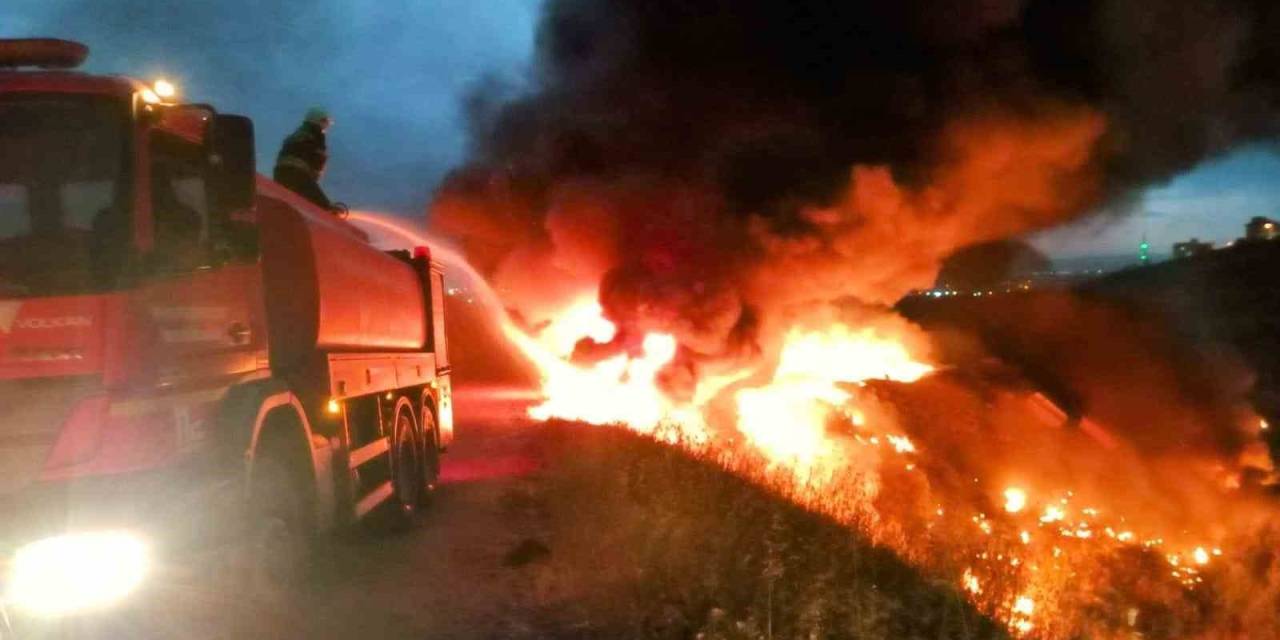 Manisa İtfaiyesi Anız Yangınlarına Karşı Uyardı