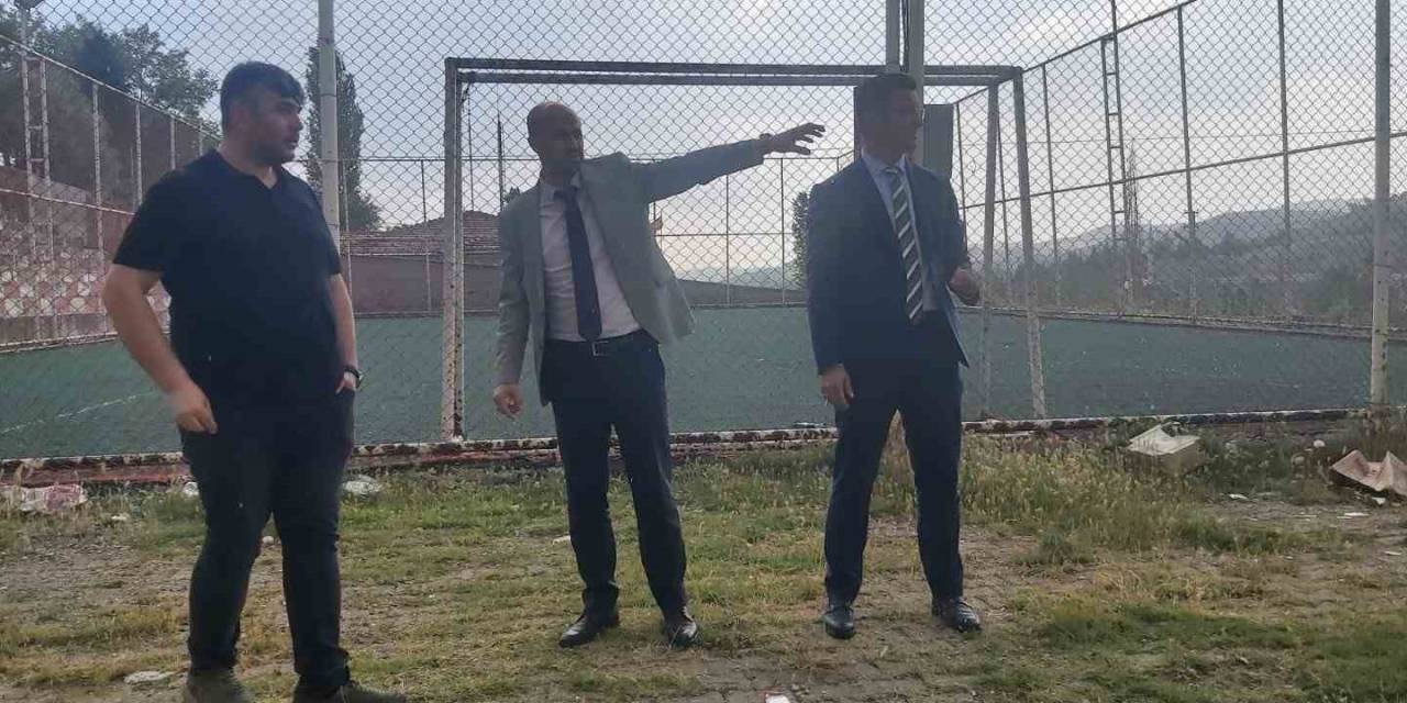Gökler Beldesinde Spor Yatırımlarını İnceledi