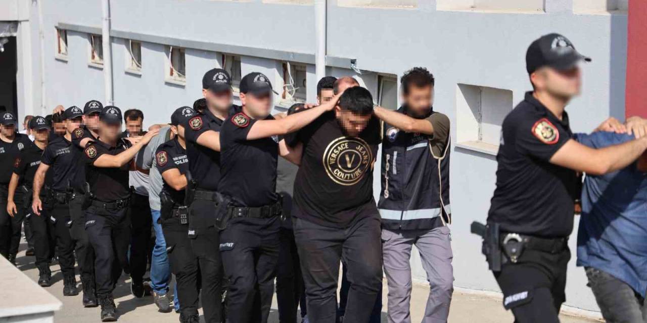 “Altınyüzük” Organize Suç Örgütüne Yönelik Yapılan Operasyonda 28 Kişi Tutuklandı
