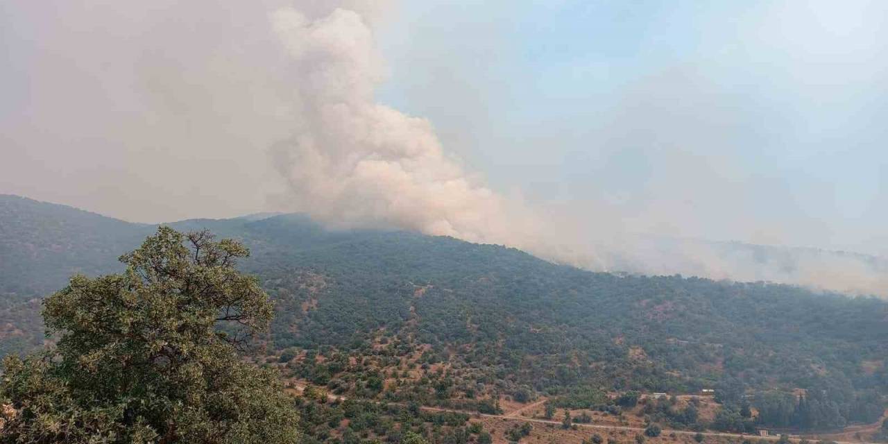 Manisa’daki Yangında Ekip Sayısı 71’e Çıktı: Uşak-izmir Tren Seferleri Durduruldu