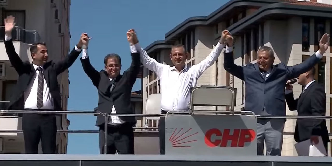 CHP Genel Başkanı Özgür Özel, Rize'de Çay Mitinginde