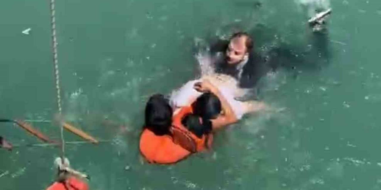 Adana’da Polis Vatandaş El Ele Can Kurtardı