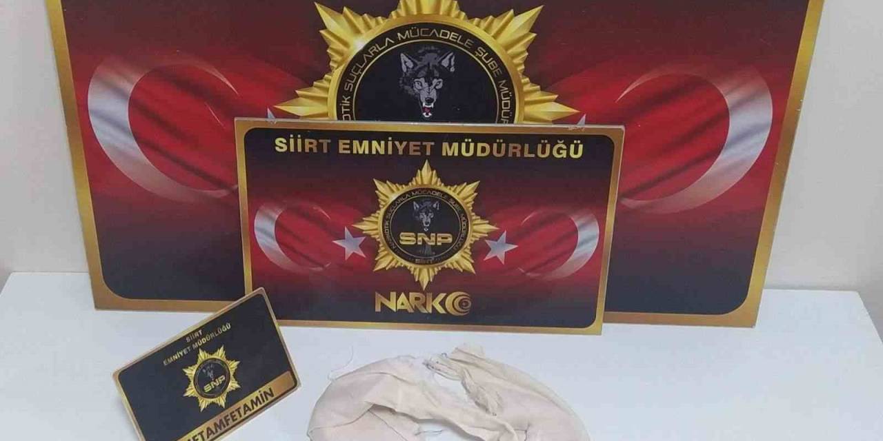 Siirt’te 491 Gram Metamfetamin Ele Geçirildi